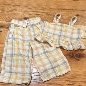 Rylee + Cru Pastel Plaid Set